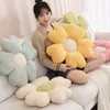 Plush Pillows Cushions Colorful Sakura Flower Shape Cushion Soft Stuffed Petal Car Pillow Cherry Blossom Chair Mat Girl Room Sofa Decor Gift for Girls 231016