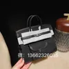 Leather Bk Platinum Handbag Genuine Tote Cargo 25cm Canvas/swift Casual Bag