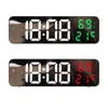 Wall Clocks Large Digital Wall Clock Temperature Humidity Display Time Alarms Table Clock Date Display Modes 12/24H Electronic LED Clock Dec 231017