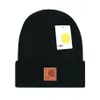 Nouveau automne chapeau tricoté bonnet de luxe hiver hommes et femmes unisexe lettre logo brodé Carhart laine mélangée chapeaux S-11