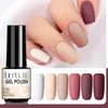 Nail Polish LILYCUTE 7ml UV Nail Gel Polish Autumn Winter Color Semi Permanent Matte Top Coat Needed Soak Off UV LED Nail Art Gel Varnish 231016