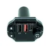 Transmetteur Fm pour voiture, Compatible Bluetooth, A10, lumière d'ambiance colorée, Bt 5.0, chargeur de lecteur Mp3