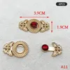 أحزمة Metal Hanfu Tang Suit Twlar Button Cheongsam Plate Buckle Buckle Doll Retro DIY Ming Ming