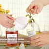 Herb Spice Tools Olivenöl-Spenderflasche 500 ml und Essig mit Bambustablett, Kaffee-Sirup-Glas, Sauciere, Küche 231017