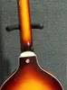 Elektrische gitaar bas 4-snarige sunburst linkshandige vioolbas