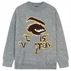 High Quality Autumn New Owl Casual Round Neck Sweater Cotton Yarn Comfortable And Fashionable Home And Out Top
