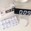 Desk Table Clocks Smart LED Clock Bedside Digital Alarm Clocks Desktop Table Electronic Desk Watch Snooze desk clock Wake Up Alarm Clock Digital 231017