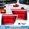 Światła ogona samochodu Wewnętrzne światło ogona dla BMW X5 E70 3.0D 3.0SD 3.0SI 3.5D 4,8 2012 2012 2012 r. Sygnał ostrzegawczy z tylnym sygnałem Akcesoria samochodowe Q231017