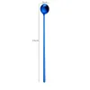 Long Handle Coffee Tea Spoons Stainless Steel Cocktail Stirring Spoon Dessert Scoop Cafe Kitchen Accessories Q654