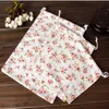 Pure Flower Printed Linen Presentpåse påsar Travel Organza Sack Jewelry Gift Pouches300X