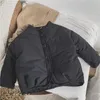 Piumino invernale addensato per bambini Giacca in cotone caldo piumino Parka Cappotto solido unisex Ragazzi Ragazze Cappotto esterno antivento capispalla 1-6 anni 231016