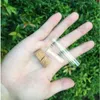 Mini Glass Jars with Corks 3ml 6ml wide-mouth Bottles Jar Storage for Sand Liquid Food 100pcs good qty Xnuma