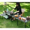 Lägermöbler utomhus mobil kök camping spisbox bord