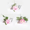 Fleurs décoratives 51cm, fleur artificielle, pièce unique, petite Rose en velours, décoration de jardin de maison, faux mur, cadeau de fête de mariage