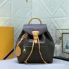 Designer feminino mochila mulher saco duffle carteira senhoras meninas bolsa com letras de flor código série luxo famoso