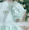 Girl Dresses Summer Children Spanish Lolita Vintage Dress Lace Embroidery Design Birthday Party For Girls Easter Eid A1226