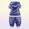 Çocuklar Bebek Erkek Giysileri Moda Denim Ceket Üst Pantolon 3pcssets Bebek Çocuklar Günlük Giyim Kış Yürümeye Başlayan Toddler Trailsuits LJ2008313283279