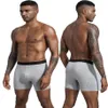 Europe Size Cotton Mens Underwear Boxer Long Leg Boxers Män manliga trosor Herrbyxor Slip Calzoncillos Hombre Boxershort236w
