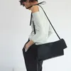 Sacos de noite senhoras bolsas de couro de cera de óleo grande capacidade bolsa de ombro preto macio crossbody para mulheres de alta qualidade embreagem axilas