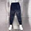 Jeans sarouel ample pour hommes, pantalon décontracté de rue avec lettres imprimées, populaire de haute qualité, vêtements de marque L231017