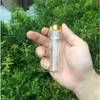 30x80mm 24 st 40 ml glasflaskor aluminiumskruv Gyllene mössa tom transparent klar flytande gåva behållare som önskar flaskar jarsgood qty lenup