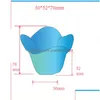 컵 케이크 베이킹 라이너 케이스 로터스 모양의 머핀 포장지 금형 스탠드 오일 릴리스 종이 슬리브 5cm 페이스트리 도구 생일 파티 드롭 DHGVT