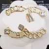 Lustige Brosche Pins Schmuck Pin Brosche Dessinger Brand Brief Frauen Männer goldplattierte Vintage Broschen Liebhaber Hochzeitsfeier-Accessoires Weihnachtsgeschenk