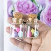 20ml Mini Bottle with Cork Stopper Tiny Empty Liquid Pill Powder Jewellery Ornament Wedding Decoration Gifts Bottles 50pcs/lotgood qty Rotmo