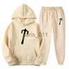 Herenbroeken Trainingspak voor heren Met capuchon 2-delige set Hoodie Sweatshirt Joggingbroek Sportkleding Joggingoutfit 2-delig Sportkleding Trainingspak x1017