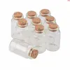 20ml Mini Bottle with Cork Stopper Tiny Empty Liquid Pill Powder Jewellery Ornament Wedding Decoration Gifts Bottles 50pcs/lotgood qty Rotmo