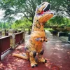 Косплей аниме T Rex Dinosaur Iatable костюмы Хэллоуин костюм для вечеринки для взрослых ролевые игры прогулочные костюмы