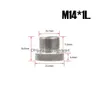Adapter gwintowy filtra ze stali nierdzewnej 1/2-28 do 5/8-24 M14x1,5 x