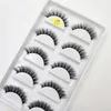 Falska ögonfransar 32 Style 5 Par Eyelash 3D Natural Mink Makeup Fake Eye Lashes Faux Cilios Make Up Beauty Tools Wholesale 231017