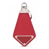 Designer sleutelhanger heren dames autosleutelhangers sleutelhanger liefhebbers sleutelhangers echt leer driehoekige hanger sleutelhanger voor herenaccessoires rood blauw tas naakt charme lanyards