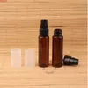 30 stcs/lot promotie plastic 30 ml amber lotion pomp fles 1oz vrouwen cosmetische container kleine navulbare verpakking 30cc pothigh quantlty fqrc