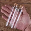 24pcs 10ml 15ml 20ml 25ml 30ml bouteilles en verre transparent mignon avec bouchon en liège pots à épices vides bricolage artisanat flaconsbonne quantité Hlluf