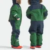 Autres articles de sport Costumes de ski pour enfants pour filles garçons en plein air coupe-vent imperméable snowboard salopette ensembles enfants épaissi vêtements de ski costume 231017