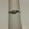 Anillos de diamantes de imitación de Austria, joyería de lujo con diamantes de imitación Aneis de amor de boda, anillo brillante Chapado en plata 925 para mujer 257I