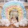 Andra evenemangsfestleveranser 144st Macaron Latex Balloons Pastell Candy Balloons Christmas Wedding Birthday Party Decorations Baby Shower Air Balloons 231017