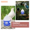 Autres fournitures d'oiseaux 2 pièces Pigeon pratique distributeur d'eau cage d'alimentation conteneur distributeur portable bol automatique