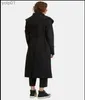 Męskie mieszanki wełny S-6xl 2021 Nowy oryginalny projekt męski płaszcz męski długi sekcja luźna gorset Big Hat Black Long Rleeve Mash