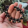 Strand Ruberthen 6 MM Pyrite Cuivre Hématite Magnétique Tourmaline Noire Bracelet Mixte Ensemble Poignet Fait Main Mala Femmes Yoga Bijoux