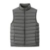 Mens Down Parkas Autumn Winter Men Duck Vest Coat Ultralight Sleeveless Puffer Jacket Ultralätt lättvikt Waistcoat 231016