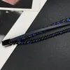 Blauwe Mode Persoonlijkheid Tijgeroog Steen Kralen Handgemaakte Multi-layer Geweven Lederen Armband Voor Heren Vrouwen 14mm 8.26inch