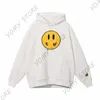 Derw Marka Erkek Hoodies Sweatshirts Sarı Adam Retro Smiley Yüz Harfleri Baskı Sweatshirt Tshirt Bahar Trend Uzun Kollu Top High Street Drews House House Hooded XC10