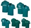 Costume polo de course F1 Formule 1, T-shirt à revers respirant d'été avec la même personnalisation