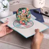 Cartes de vœux Carte de Noël Train 3D Pop Up Cadeau de Noël pour les vacances d'hiver 231017