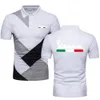 Polo da uomo Streetwear Casual Sport Top T-shirt Magliette da moto stile militare Polo in jersey stampato Vespa con colori a contrasto