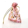 Silk Gift Bag Jewelry Case Box Jewelry Bag Jewelry Pouches 100pcs lot240H
