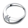 Echte 925 Sterling Silber Hochzeit Diamant Moissanit Ringe für Frauen Männer Silber Verlobung Liebe Schmuck Ganze Größe6 7 8 9 10 11266V